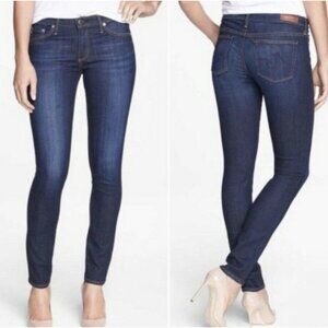 AG Adriano Goldschmied The Stilt Cigarette Leg Dark Wash Skinny Jeans Size 29R